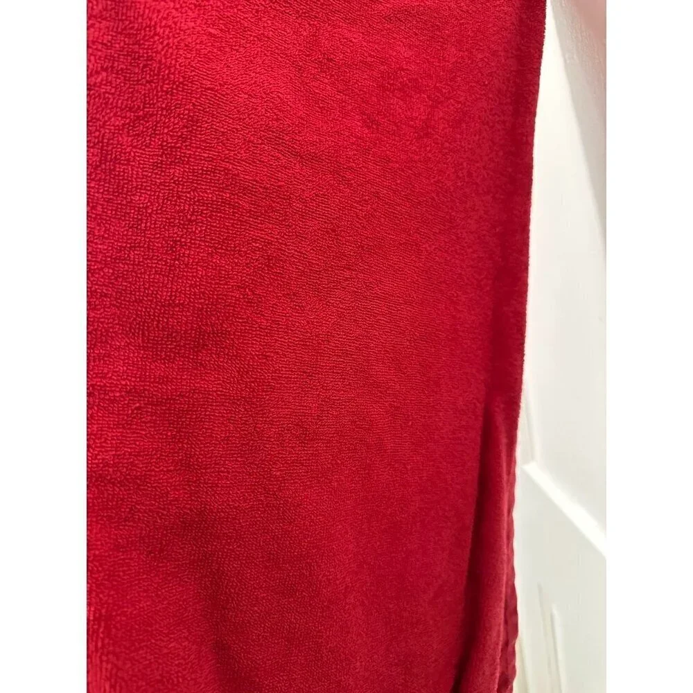 Red Bath Towel